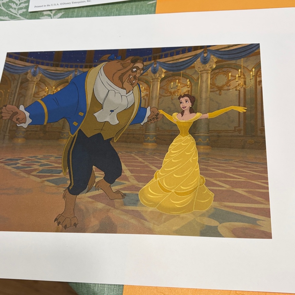 Beauty and the Beast diary lithographs - Picture 4 of 8